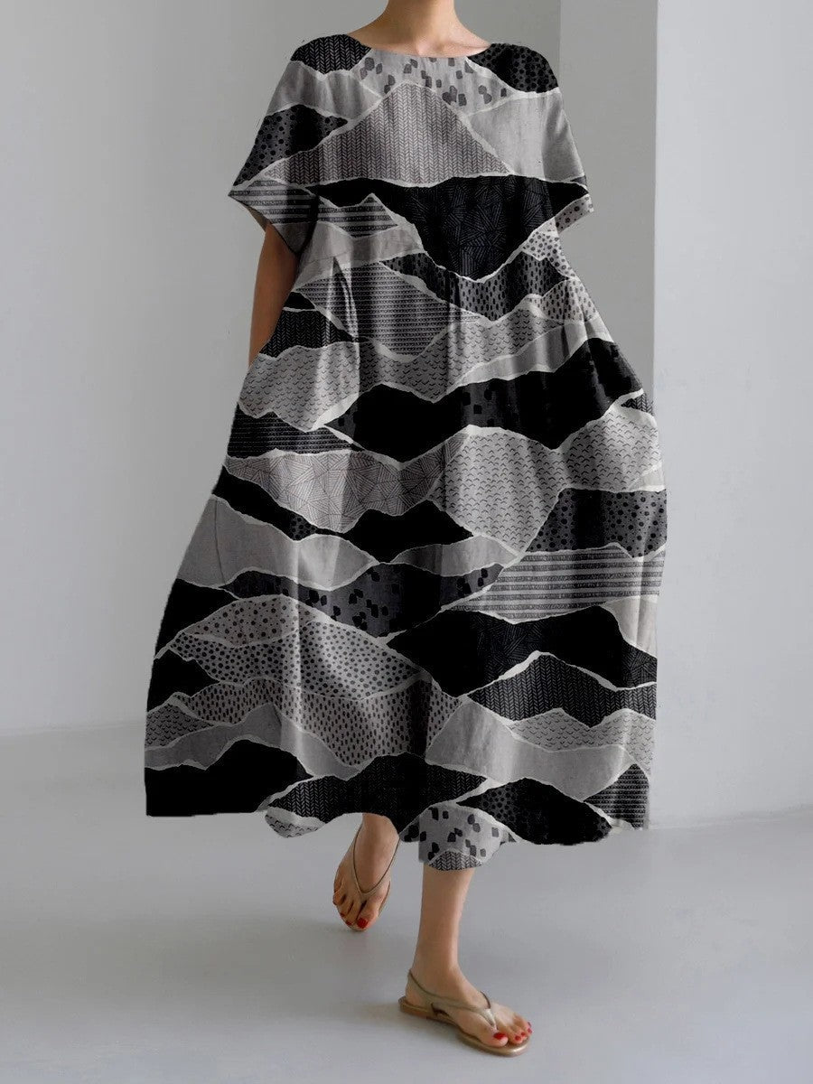 Robe Femme pas comme les autres Mode Artisanale avec design Spéciale unique