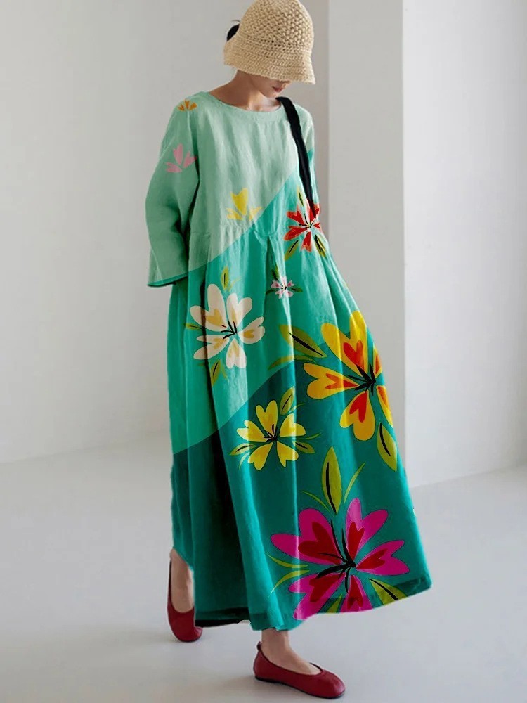 Robe Femme pas comme les autres Mode Artisanale avec design Spéciale unique