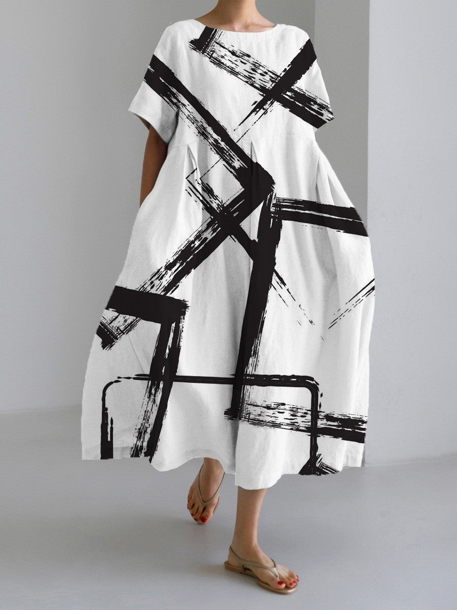Robe Femme pas comme les autres Mode Artisanale avec design Spéciale unique