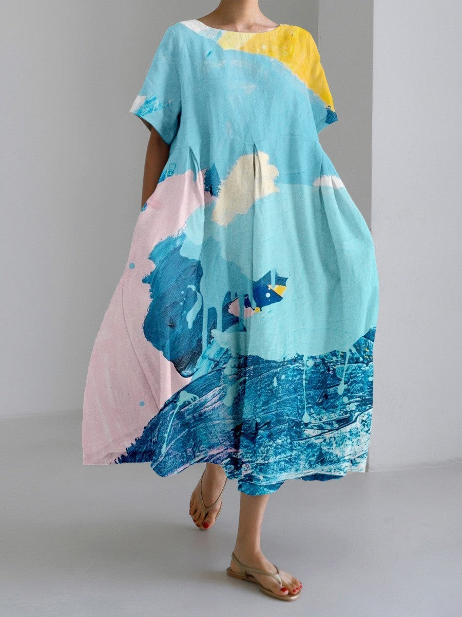 Robe Femme pas comme les autres Mode Artisanale avec design Spéciale unique