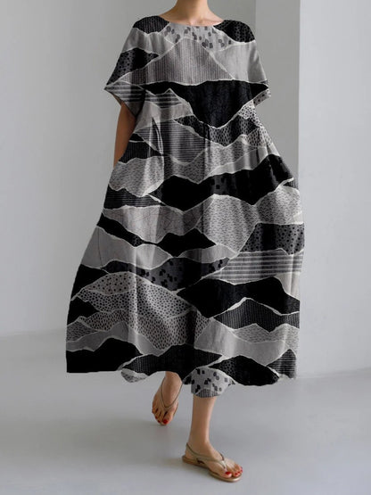 Robe Femme pas comme les autres Mode Artisanale avec design Spéciale unique