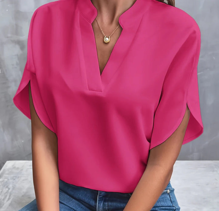 Elegant Butterfly Sleeve Blouse 
