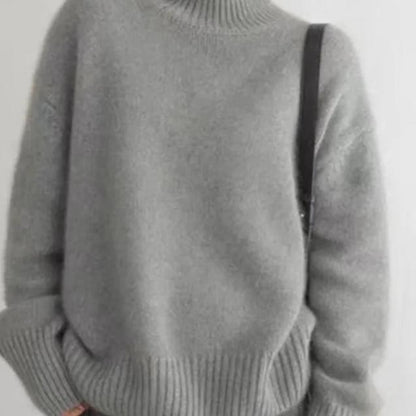 Oversized Cashmere Turtleneck Sweater 