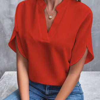 Elegant Butterfly Sleeve Blouse 