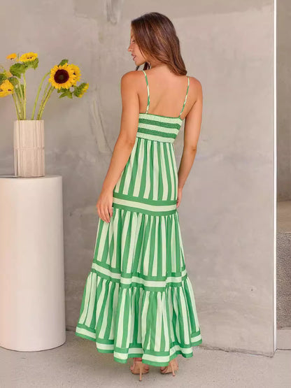 Ultra chic striped long dress
