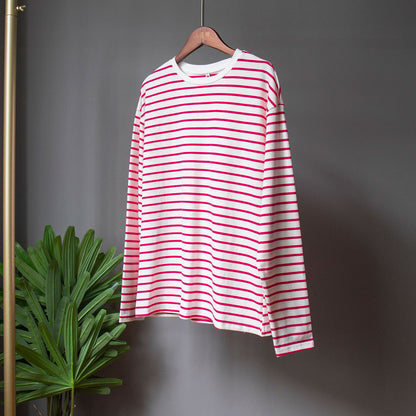 T-shirt Femme Rayé – Coton Doux & Coupe Décontractée